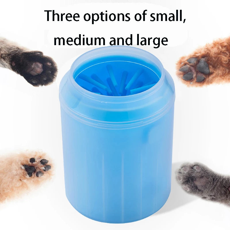 Dog Paw Cleaner Cup – Soft Silicone Portable Paw Washer for Dogs