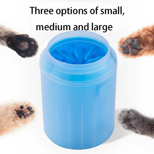 Dog Paw Cleaner Cup – Soft Silicone Portable Paw Washer for Dogs