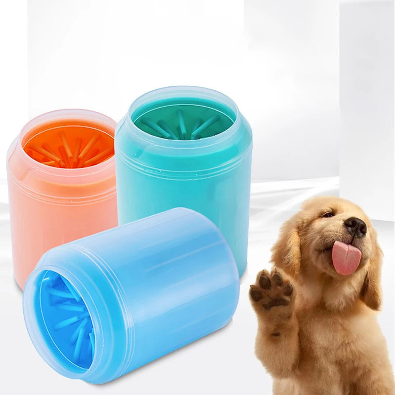 Dog Paw Cleaner Cup – Soft Silicone Portable Paw Washer for Dogs